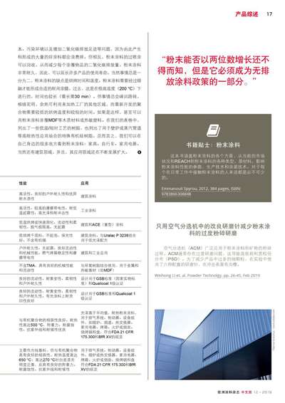 《欧洲涂料杂志中文版》（电子刊）2019第12期